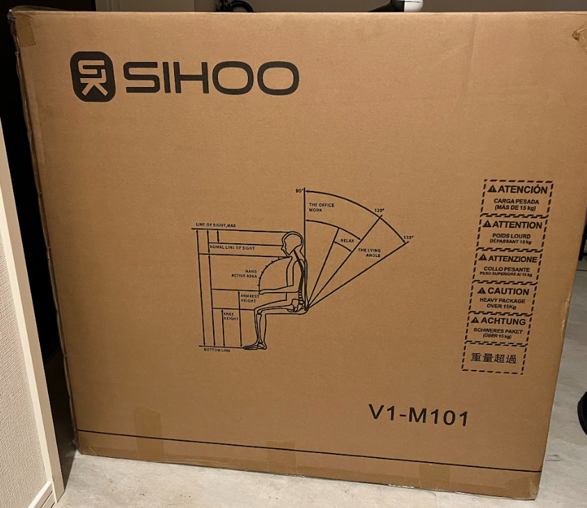 SIHOO V1-M101の梱包箱