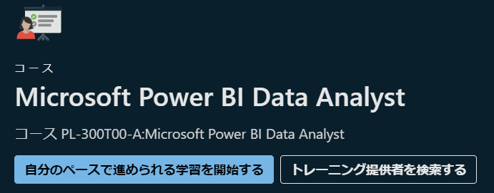 コース PL-300T00-Aのサムネイル